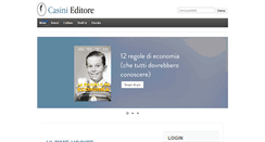 Desktop Screenshot of casinieditore.com