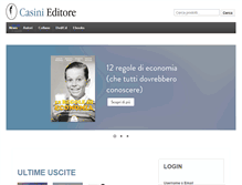 Tablet Screenshot of casinieditore.com